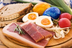 Easter Breakfast Royalty Free Stock Photography Easter Breakfast Royalty Free Stock Photography