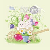 Easter Bunnies Royalty Free Stock Photo Easter Bunnies Royalty Free Stock Photo