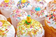 Easter Cakes Stock Photo