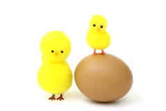 Easter Chicken Royalty Free Stock Photos