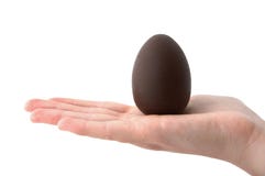 Easter Egg On Palm Royalty Free Stock Images