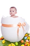 Easter Egg With Baby Royalty Free Stock Images