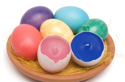 Easter Eggs. Stock Photos