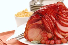 Easter Spiral Cut Ham Stock Photography Easter Spiral Cut Ham Stock Photography