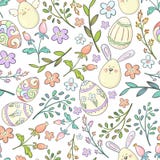 easter wiosna deseniowa bezszwowa royalty ilustracja easter wiosna deseniowa bezszwowa royalty ilustracja