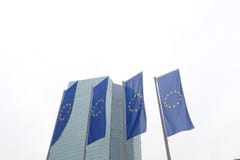 ECB della banca centrale europea a Francoforte fotografie stock ECB della banca centrale europea a Francoforte fotografie stock