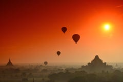 Eclipse in Bagan