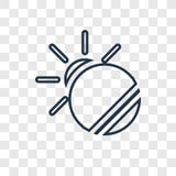 Eclipse concept vector linear icon isolated on transparent background, Eclipse concept transparency logo in outline style stock illustration Eclipse concept vector linear icon isolated on transparent background, Eclipse concept transparency logo in outline style stock illustration