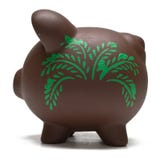 Eco Friendly Piggy Bank stock image. Image of earth, environmental