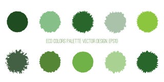 Eco Green Circles Set royalty free illustration Eco Green Circles Set royalty free illustration