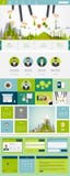 Eco Website Template for Your Business. Royalty Free Stock Images Eco Website Template for Your Business. Royalty Free Stock Images