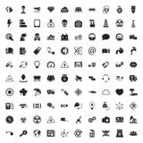 Ecology 100 icons set for web. Flat stock illustration Ecology 100 icons set for web. Flat stock illustration