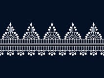 Seamless vector indian traditional border. seamless template in swatch panel. design for print, frame, woodblock stock illustration Seamless vector indian traditional border. seamless template in swatch panel. design for print, frame, woodblock stock illustration