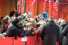 Ed Sheeran na czerwonym chodniku podczas Berlinale 2018 obrazy stock Ed Sheeran na czerwonym chodniku podczas Berlinale 2018 obrazy stock