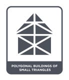 edificios poligonales del pequeño icono de los triángulos en estilo de moda del diseño edificios poligonales del pequeño icono de libre illustration edificios poligonales del pequeño icono de los triángulos en estilo de moda del diseño edificios poligonales del pequeño icono de libre illustration