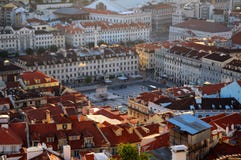 Edifícios em Lisboa Portugal Imagens de Stock Edifícios em Lisboa Portugal Imagens de Stock