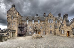 Edinburgh slottEsplanade royaltyfri foto Edinburgh slottEsplanade royaltyfri foto