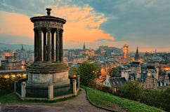 Edinburgh sunset stock photography Edinburgh sunset stock photography
