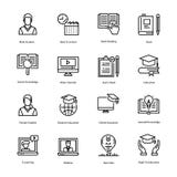 Education Line Vector Icons Pack royalty free stock photography Education Line Vector Icons Pack royalty free stock photography