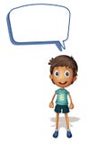 Een jongen en roept uit vector illustratie Een jongen en roept uit vector illustratie