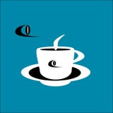 Een kop van koffie royalty-vrije illustratie Een kop van koffie royalty-vrije illustratie
