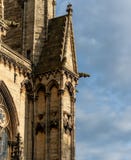 Een schot van een deel van Lincoln Cathedral die wat van het tonen is decoratie stock fotografie Een schot van een deel van Lincoln Cathedral die wat van het tonen is decoratie stock fotografie