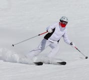 Skiër royalty-vrije stock afbeeldingen Skiër royalty-vrije stock afbeeldingen
