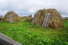 Een stapel van hooi stock fotografie Een stapel van hooi stock fotografie