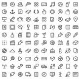Eenvoudige pictogramreeks vector illustratie Eenvoudige pictogramreeks vector illustratie
