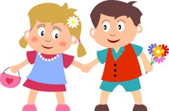 Eerste Liefde stock illustratie Eerste Liefde stock illustratie
