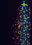Effekt RGB för stjärnaregnbågeregn vektor illustrationer Effekt RGB för stjärnaregnbågeregn vektor illustrationer