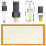Efficiency And Emission Auto Parts Royalty Free Stock Photos Efficiency And Emission Auto Parts Royalty Free Stock Photos
