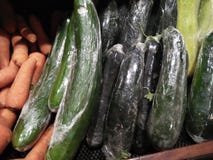 Eggplant and carrot vegetables that are ready for sale buy royalty free stock image Eggplant and carrot vegetables that are ready for sale buy royalty free stock image