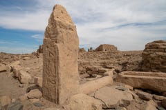 Egipscy hyroglyphs na archeologicznym miejscu w Sudan obrazy stock Egipscy hyroglyphs na archeologicznym miejscu w Sudan obrazy stock