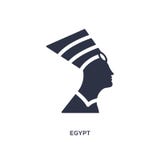 egypt icon on white background. Simple element illustration from history concept vector illustration egypt icon on white background. Simple element illustration from history concept vector illustration