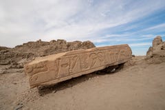 Egyptian hieroglyphs on an archaeological site in the Sudan stock images Egyptian hieroglyphs on an archaeological site in the Sudan stock images