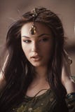 Egyptian princess Cleopatra in desert royalty free stock images Egyptian princess Cleopatra in desert royalty free stock images