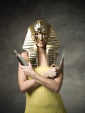 Egyptisch faraomasker royalty-vrije stock afbeeldingen Egyptisch faraomasker royalty-vrije stock afbeeldingen