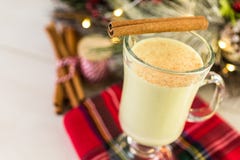 Eierdrank stock afbeelding Eierdrank stock afbeelding