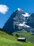 Eiger Mountain In Switzerland Royalty Free Stock Images