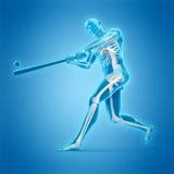 Ein Baseball-Spieler lizenzfreie abbildung Ein Baseball-Spieler lizenzfreie abbildung