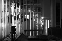 Ein bequemes modernes Büro im Sepia stockbilder Ein bequemes modernes Büro im Sepia stockbilder