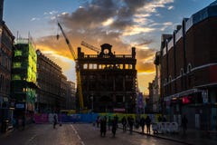 Ein Bleiben von Belfast-Bankgebäuden, Nordirland lizenzfreie stockbilder Ein Bleiben von Belfast-Bankgebäuden, Nordirland lizenzfreie stockbilder
