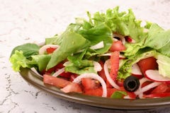 Ein kleiner Salat lizenzfreies stockfoto Ein kleiner Salat lizenzfreies stockfoto