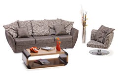 Innenskizzendesign Des Modernen Wohnzimmers Mit Modernem Stuhl A