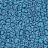 Eindeloze waterverftextuur Zigzagpatroon in abstracte blauwe sterren royalty-vrije illustratie Eindeloze waterverftextuur Zigzagpatroon in abstracte blauwe sterren royalty-vrije illustratie