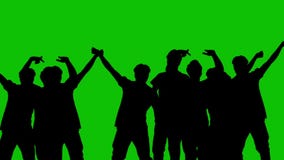 Eine Gruppe von Personen auf einem grünen Hintergrund lizenzfreie abbildung Eine Gruppe von Personen auf einem grünen Hintergrund lizenzfreie abbildung
