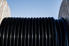 Eine Kabeltrommel lizenzfreies stockfoto Eine Kabeltrommel lizenzfreies stockfoto