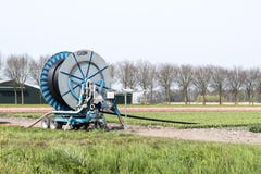 Eine landwirtschaftliche Pumpenspule stockbilder Eine landwirtschaftliche Pumpenspule stockbilder