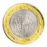 Eine türkische Lira Lizenzfreie Stockfotos Eine türkische Lira Lizenzfreie Stockfotos